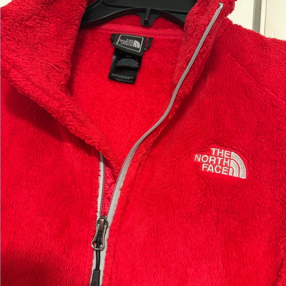 The North Face Vibrant Red Fleece Jacket women’s Small - Picture 3 of 6